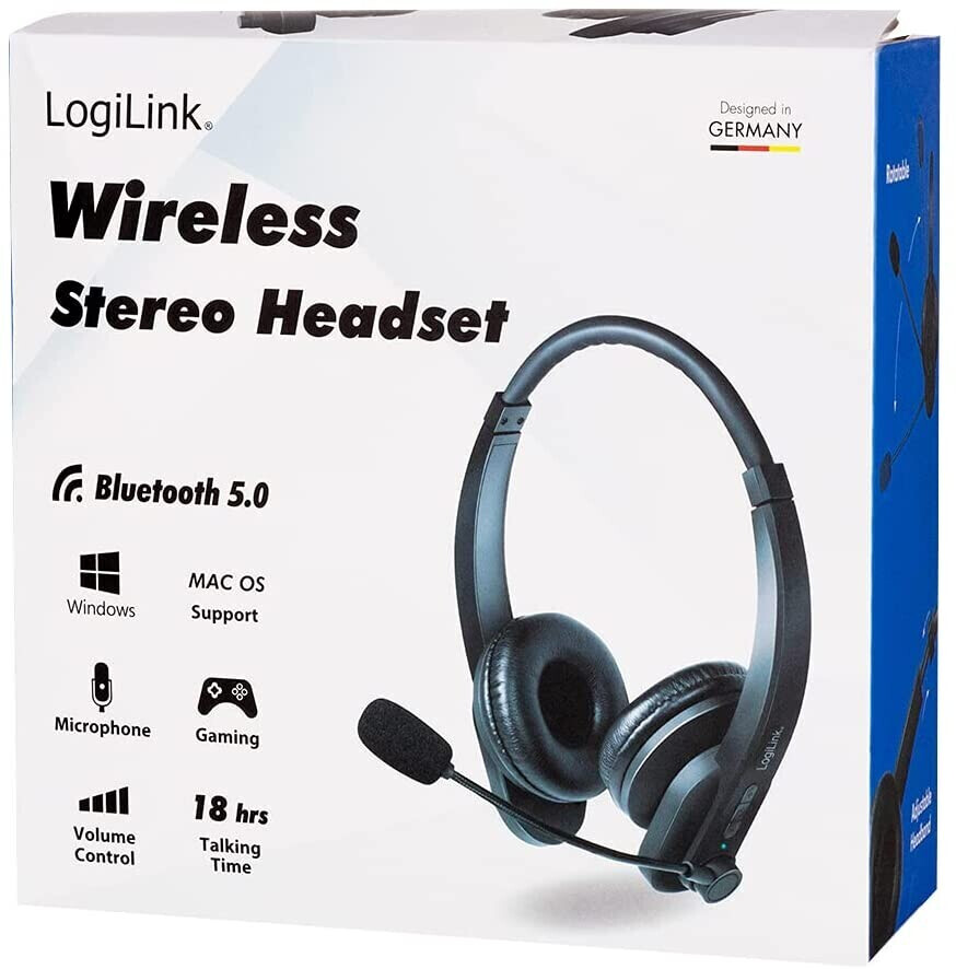 Logilink bt0047 bluetooth hotsell wireless headset water resistant