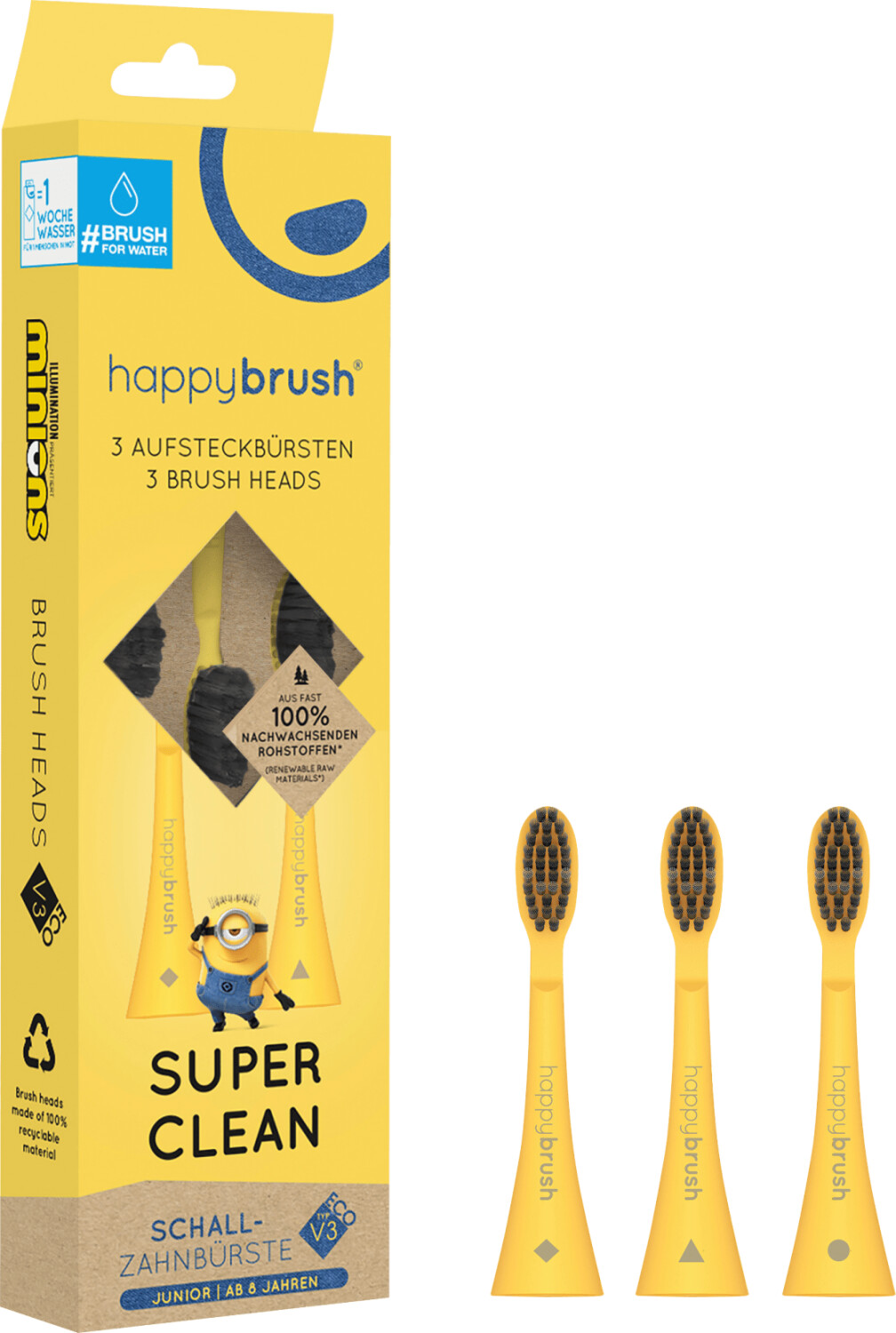 happybrush V3 Super Clean Minions (3 pcs)