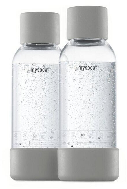 mysoda PET-Bottle grey (2 x 500ml)