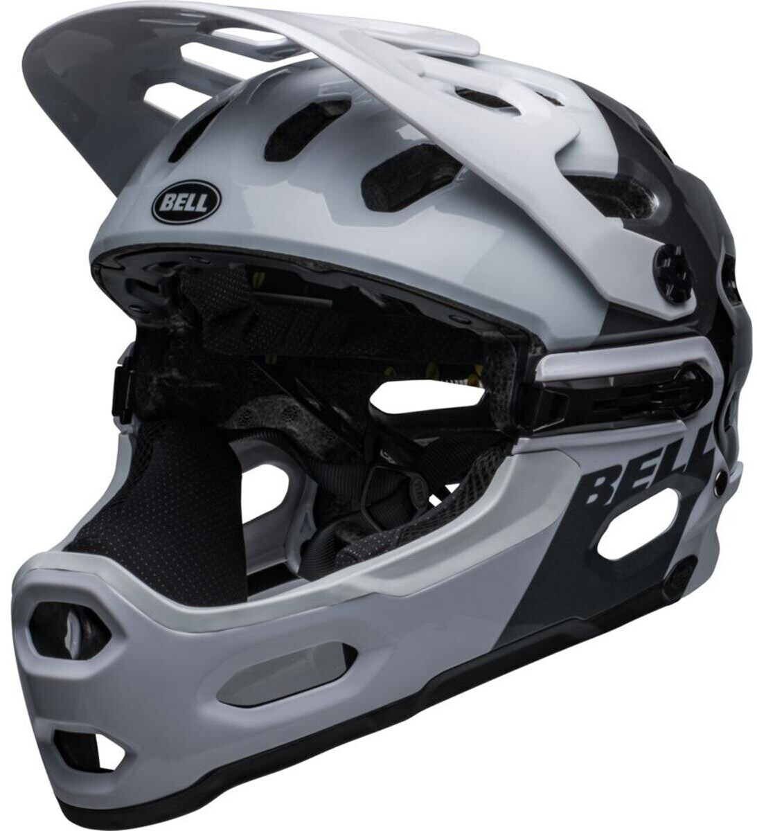 Photos - Bike Helmet Bell Helmets  SUPER 3R MIPS matt grey 