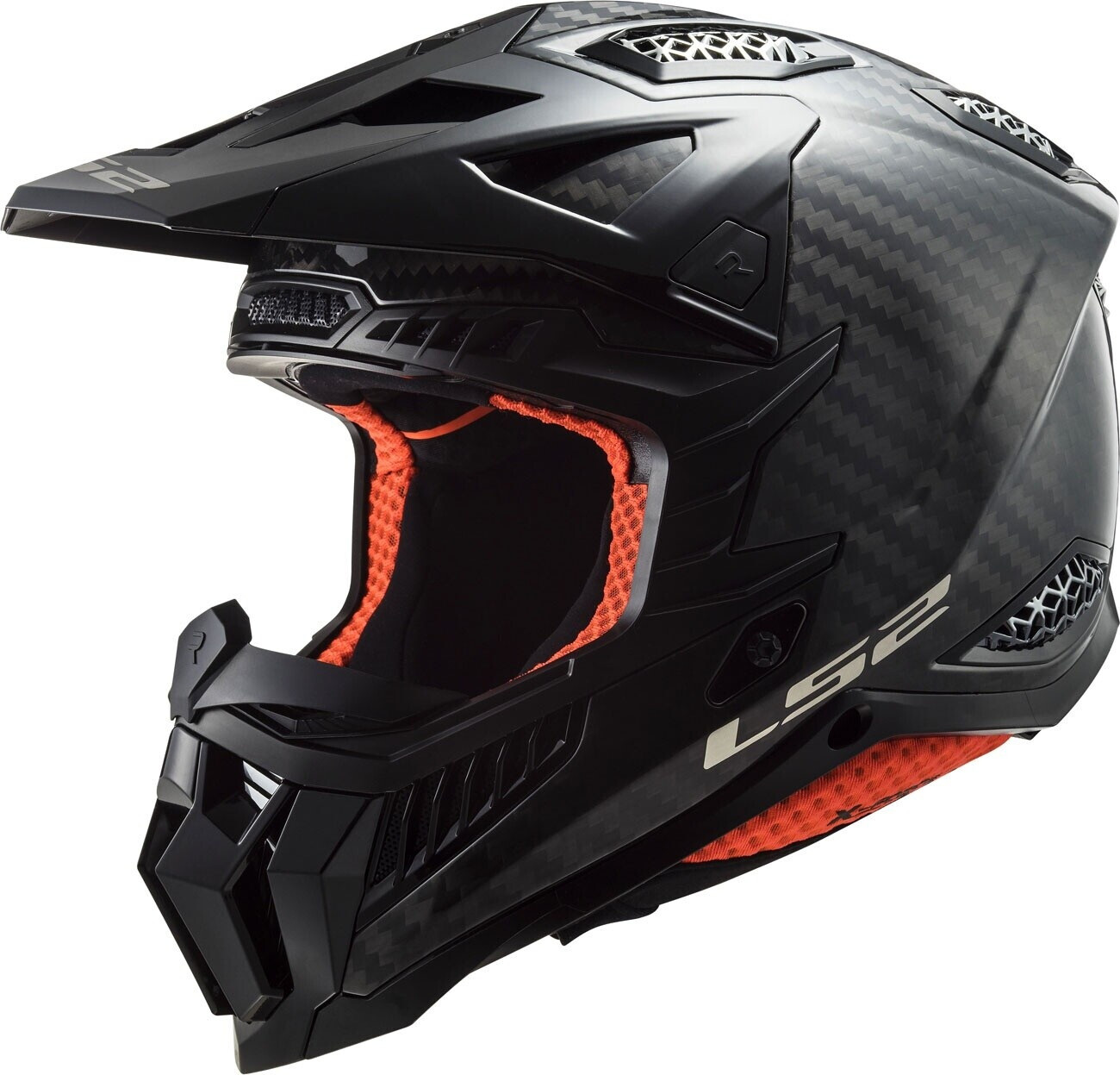 LS2 MX7 X-Force Solid carbone