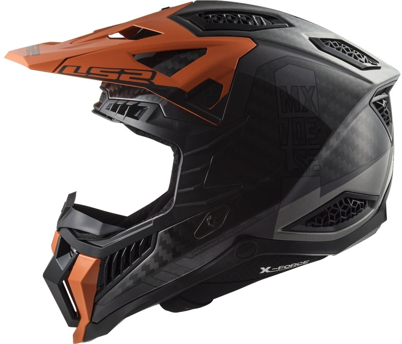 LS2 MX7 X-Force Victory titane/orange