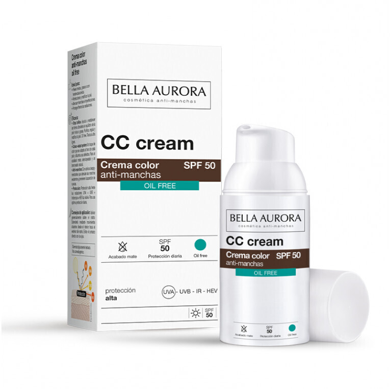 Bella Aurora Oil Free Anti-Dark Spots CC Cream SPF 50 (50 ml)