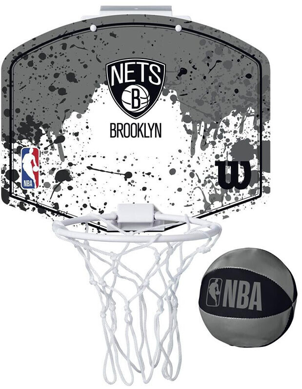 Photos - Basketball Hoop Wilson NBA Team Mini Hoop Brooklyn Nets 