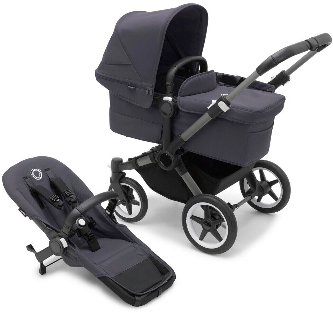 Bugaboo Donkey 5 Mono graphite/stormy blue