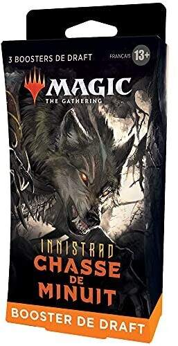 Magic: The Gathering Pack de 3 boosters de draft Innistrad : Chasse de minuit (français)