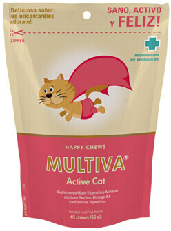 VetNova MULTIVA Active Cat (45 chews)