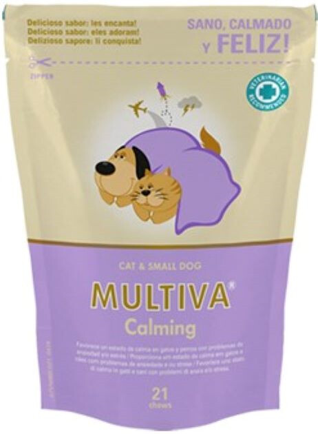 VetNova MULTIVA Calming for cats and small dogs (21 chews)