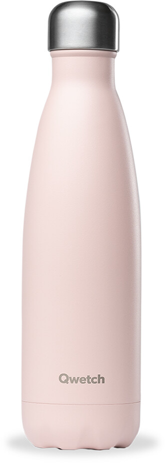 Qwetch Gourde isotherme pastel rose