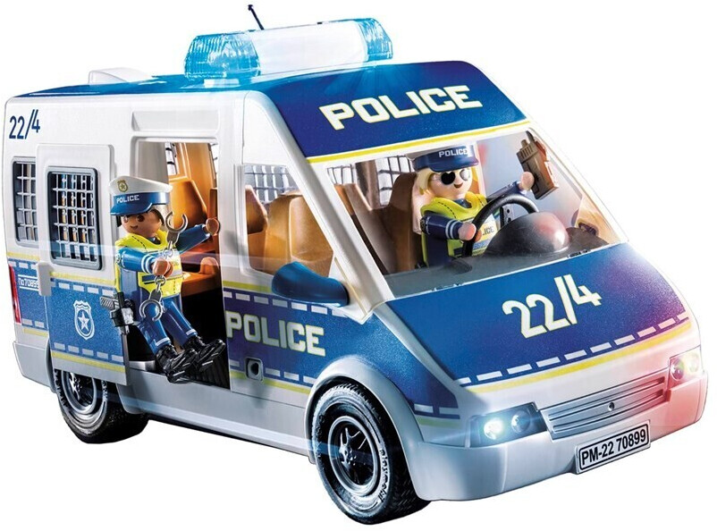 Soldes Playmobil Fourgon de police avec effets lumineux et sonores (70889)  2024 au meilleur prix sur