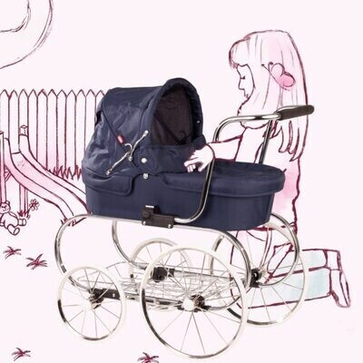 Götz Classic doll´s pram blue (3402877 )