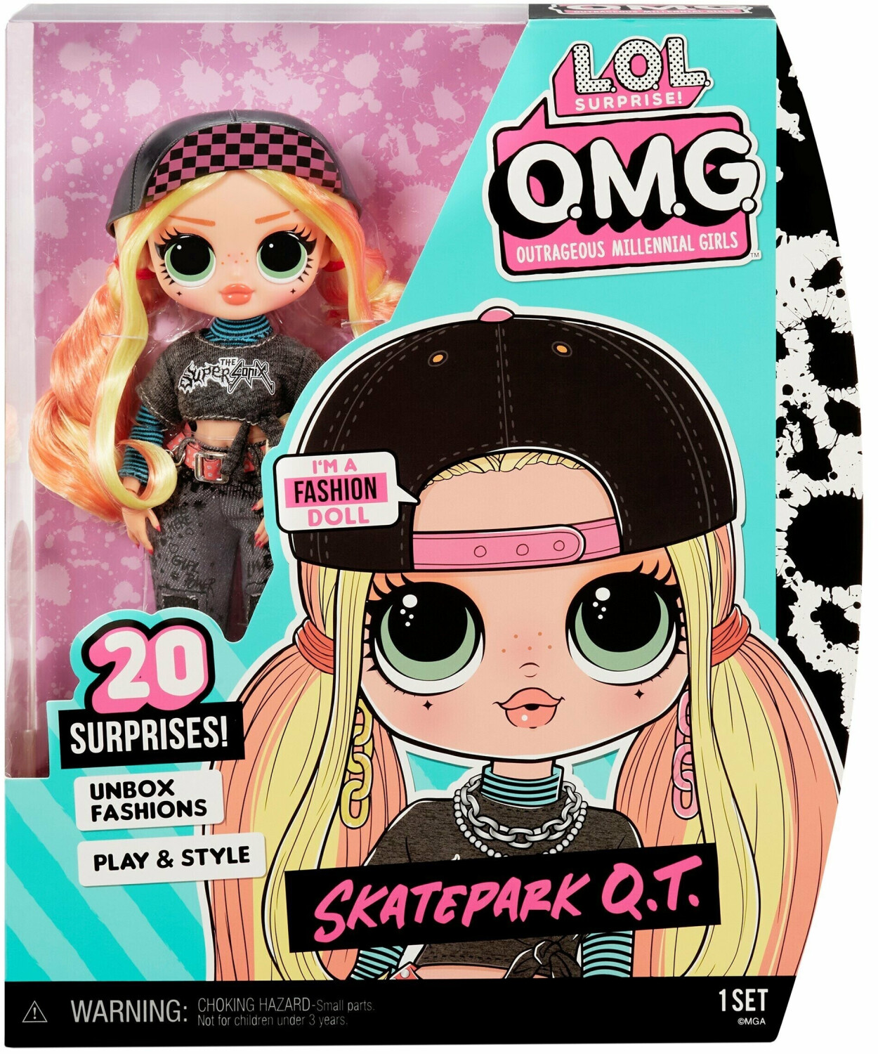 Photos - Doll MGA Entertainment MGA Entertainment OMG Skatepark QT