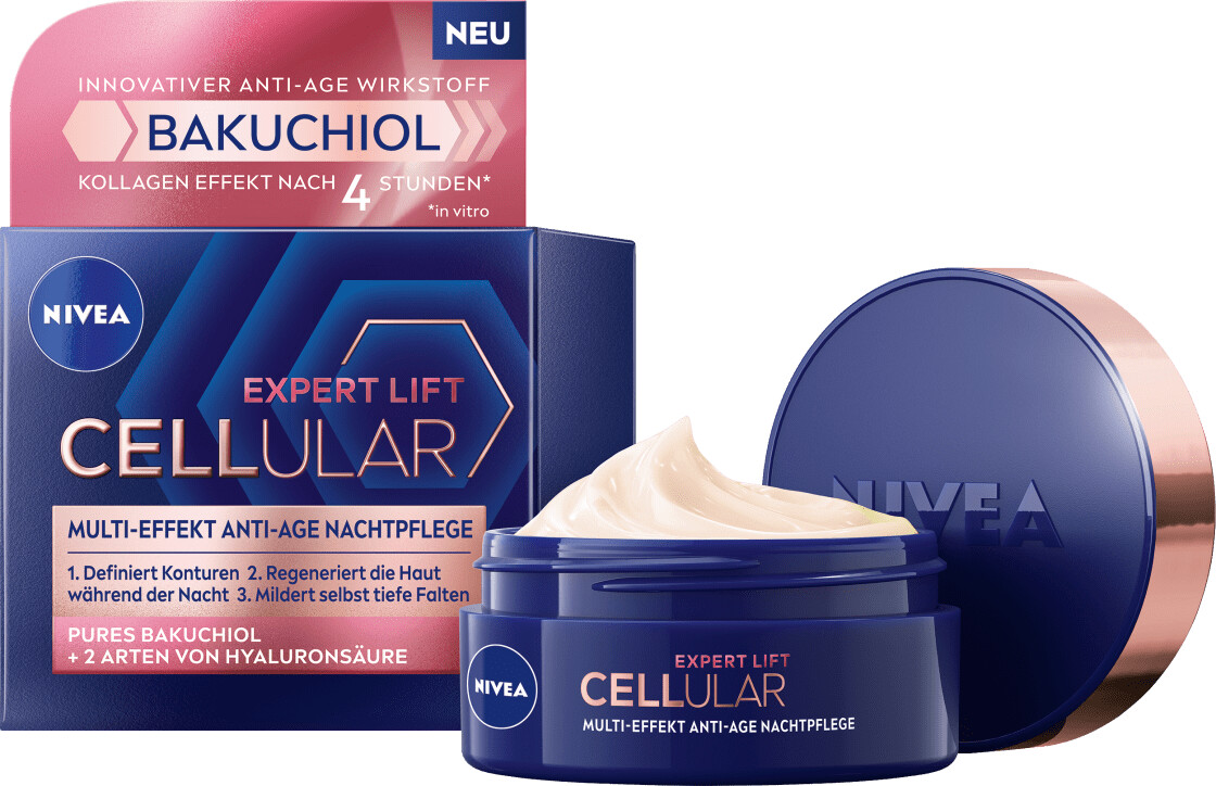 Nivea Expert Lift Cellular Multi Effekt Anti Age Nachtpflege 50ml Ab 1650 € Preisvergleich 4221