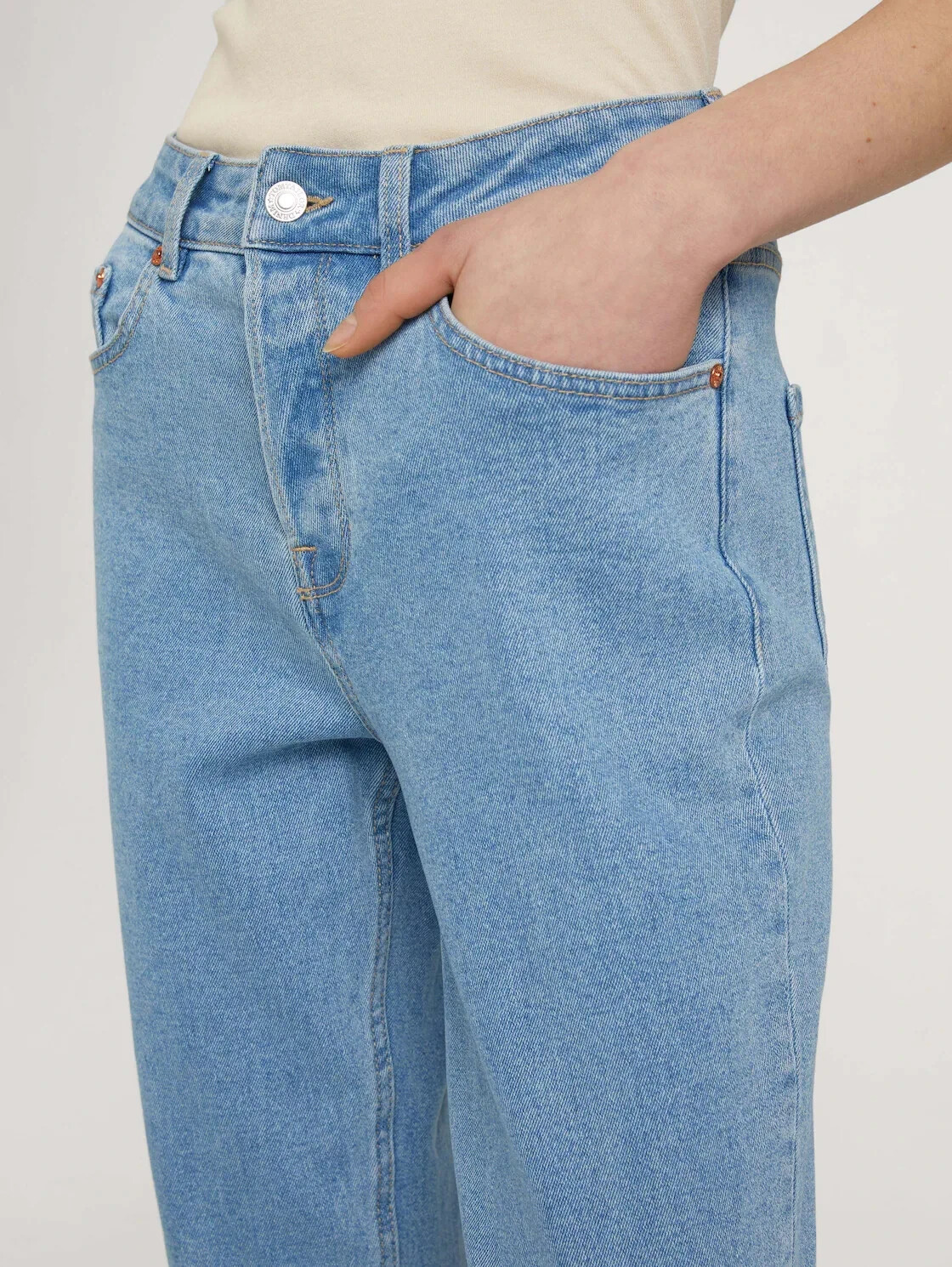 (1030089) € light ab denim stone Tom Jeans Denim Preisvergleich bei clean blue 34,11 Fit Tailor Mom |