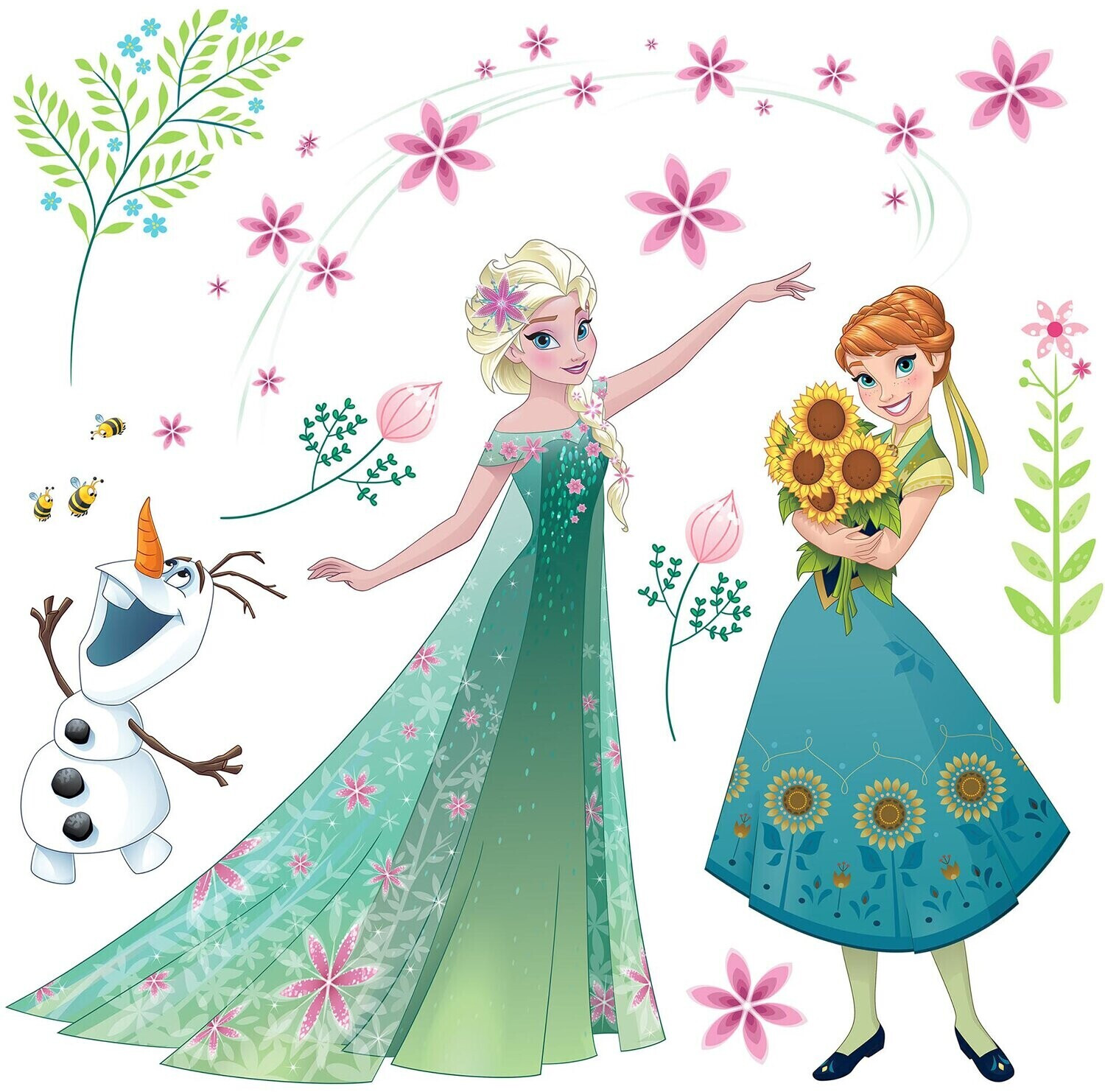 Komar Disney Frozen Flower 31x31cm (16407)
