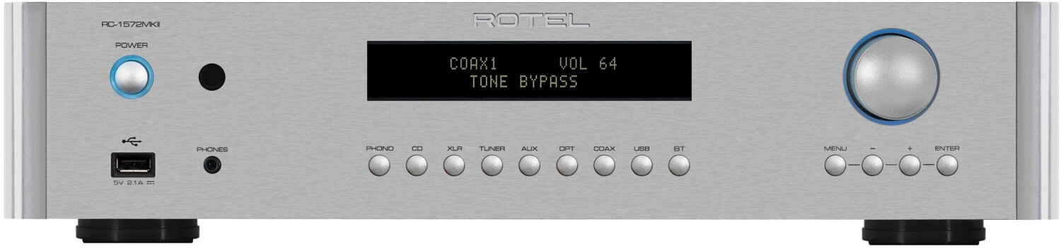 Rotel RC-1572 MKII argent