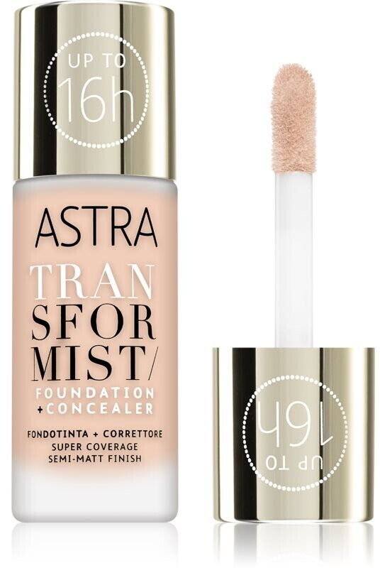 Astra Transformist Foundation + Concealer (18ml) 001N Alabaster
