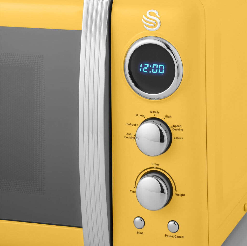 yellow microwave