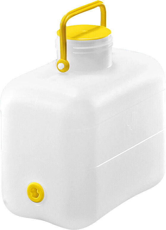Profi Wasserkanister 10 Liter DIN 96 transparent Bügel-Weithalskanister  Wasser Kanister 10L 