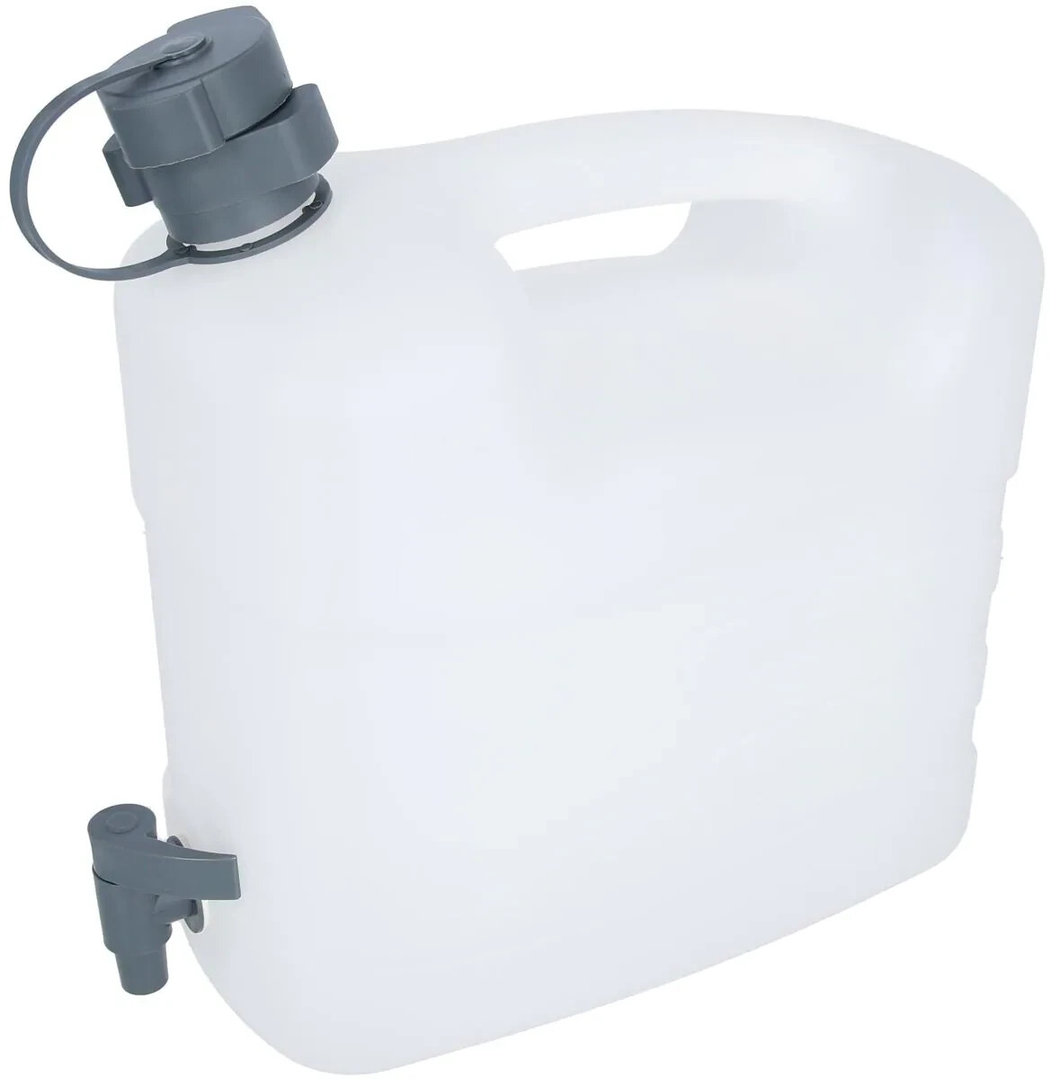 Campingaz Wasserkanister 10 L, Wasserbehälter weiß/transparent, mit  Ablasshahn