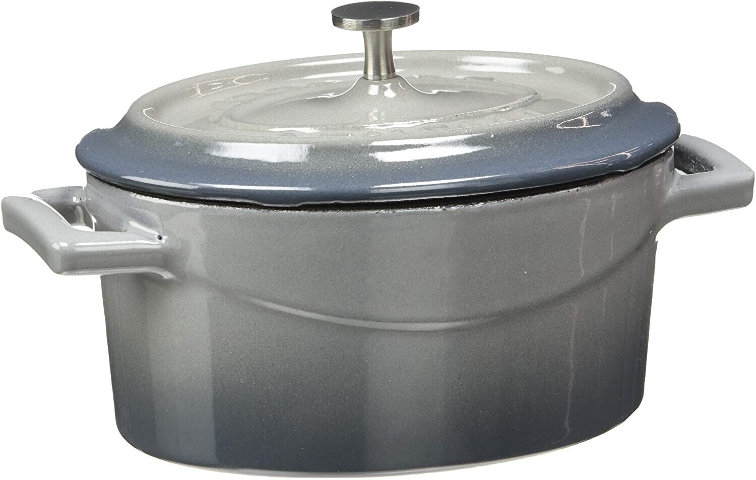 Pentole Agnelli Slowcook Casserole oval 0,4 L grey