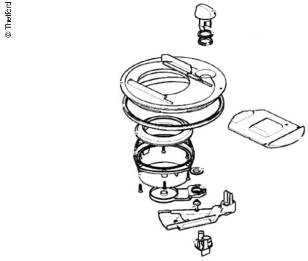 Thetford Mechanismus komplett für Toilette C250/260 (50727-06) ab 45,67 €