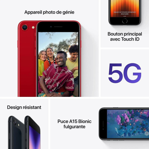 Apple iPhone SE (2022) 64GB RED, Bild 12