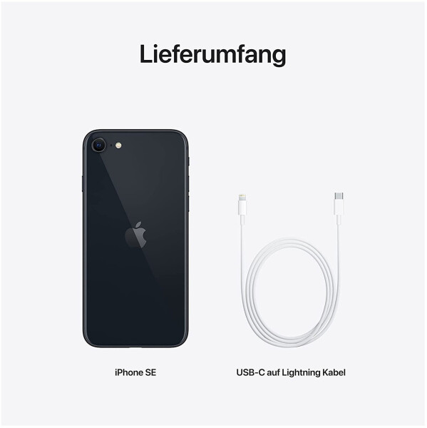 Apple iPhone SE (2022) 128GB Mitternacht, Bild 11