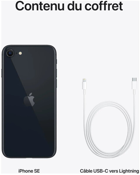 Apple iPhone SE (2022) 128GB Mitternacht, Bild 10