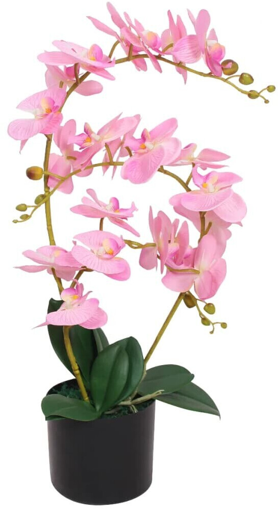 ab Orchidee (244424) vidaXL mit Preisvergleich 65cm | 19,99 rosa Topf € bei Künstliche