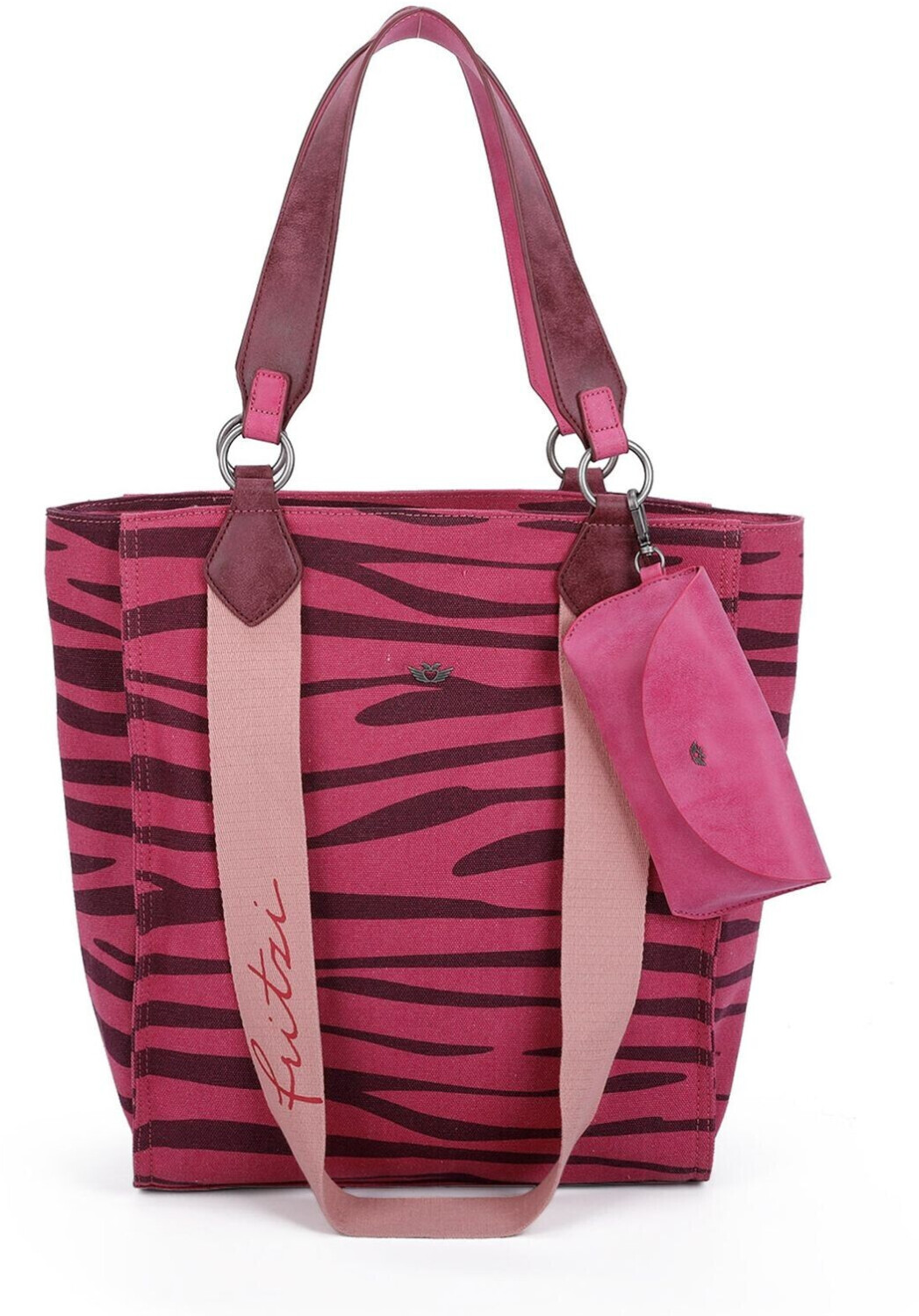 Fritzi aus Preußen Canvas Izzy02 Tote zebra pink
