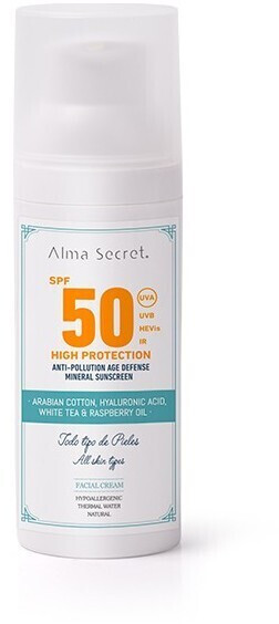 Alma Secret Sunscreen Face Cream SPF50 (50 ml)