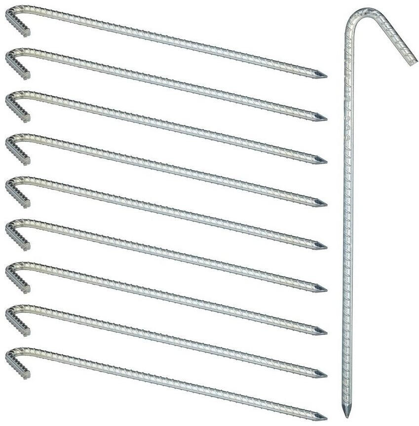 Relaxdays Bodenanker 10er Set