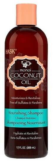 Hask Beauty Monoi Coconut Oil Nourishing Shampoo (355 ml)
