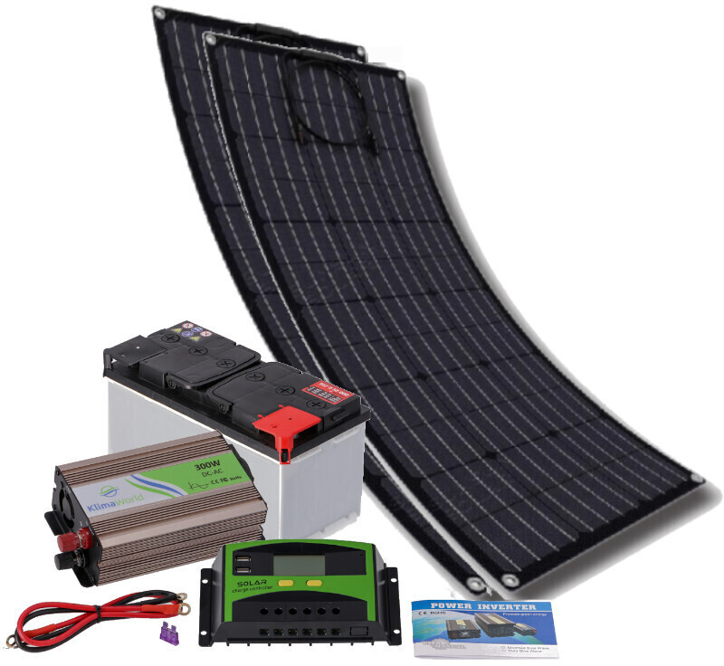 ThermoFLUX Insel-Solaranlage flexibles Komplettset 300 Watt (24092) ab  519,82 €
