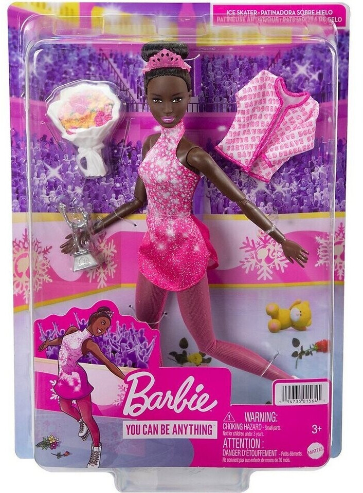 Barbie Winter Sport Eiskunstläuferin Puppe (HCN31) ab 22,85 €