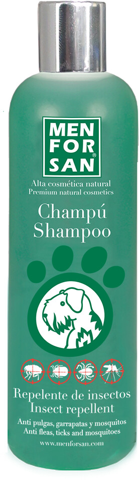 Menforsan Shampoing insectifuge naturel pour chien