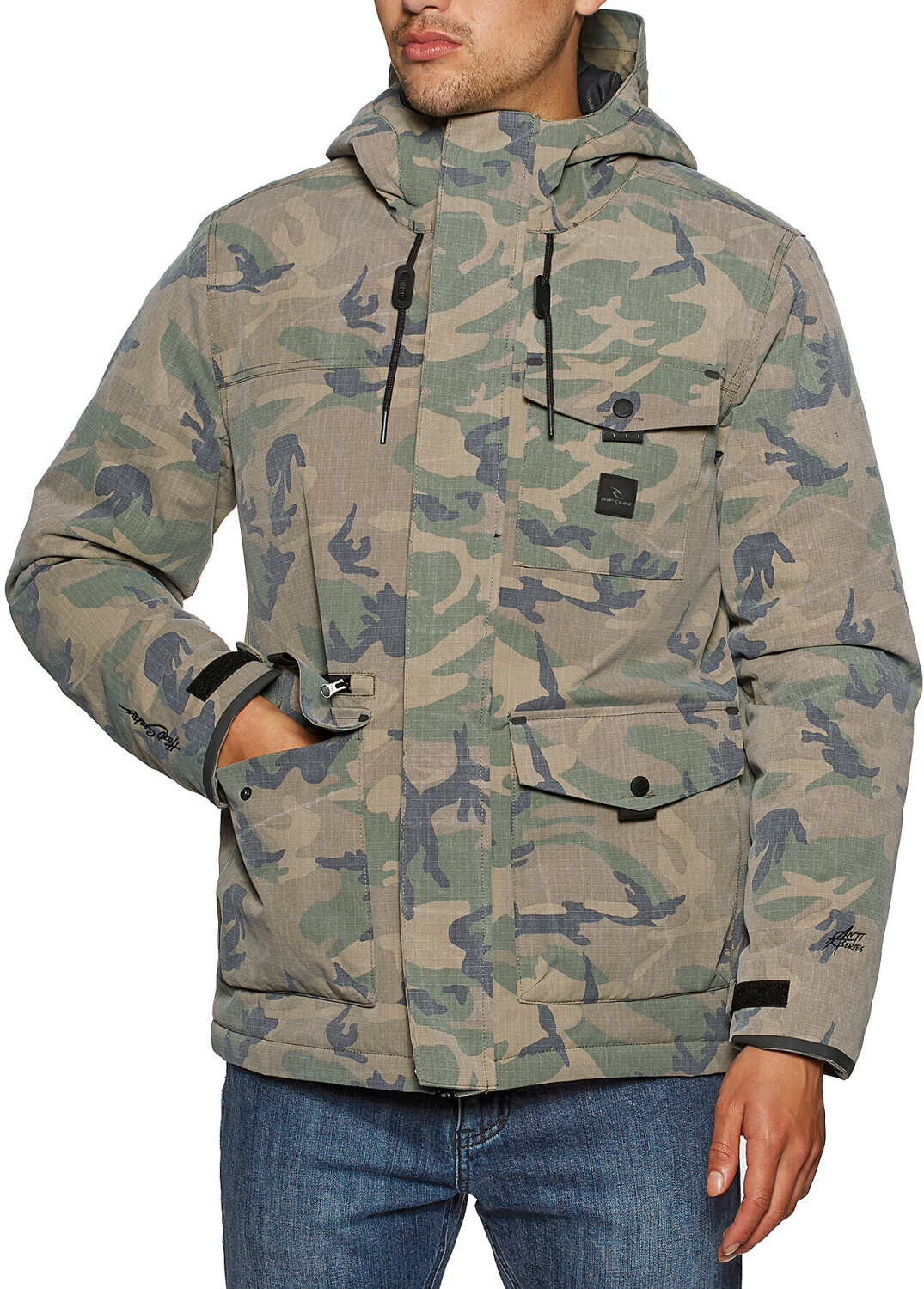 Rip Curl Men's Rip Curl Anti Series Heatseeker Waterproof Jacket camo