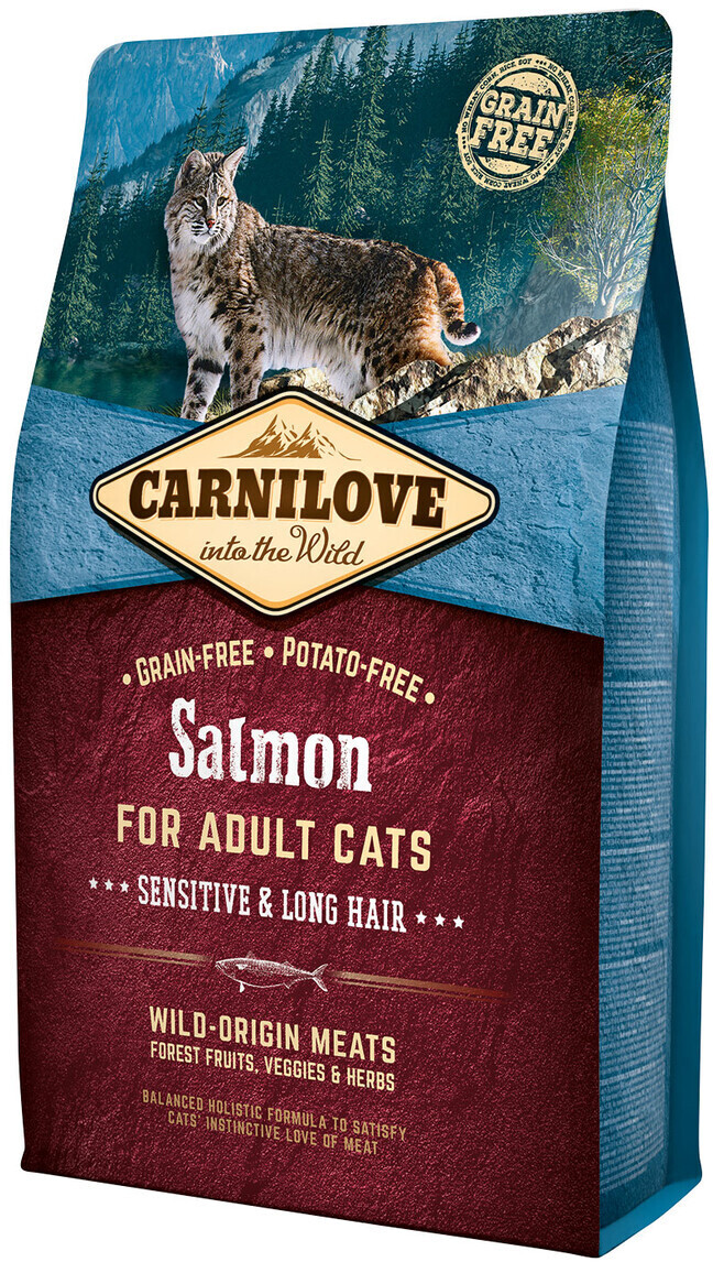 Carnilove Carnilove Cat Adult Sensitive & Long Hair Salmon 2kg