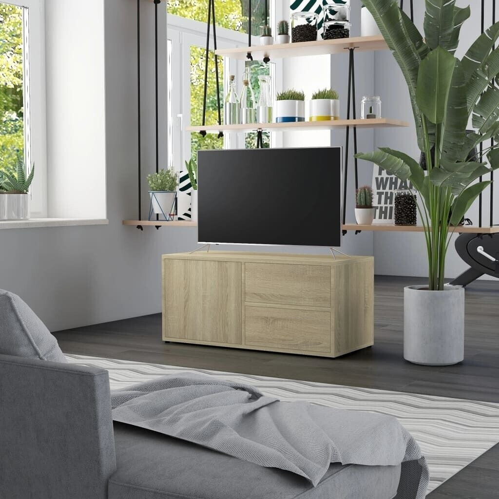 vidaXL Meuble TV 80x34x36 cm aggloméré 801853