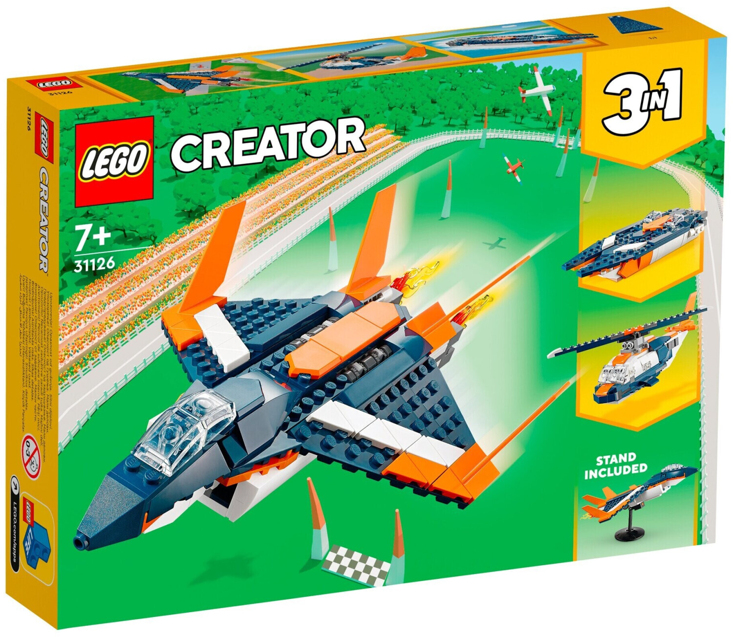 LEGO Creator 3 in 1 - Jet supersonico (31126) a € 16,00 (oggi)