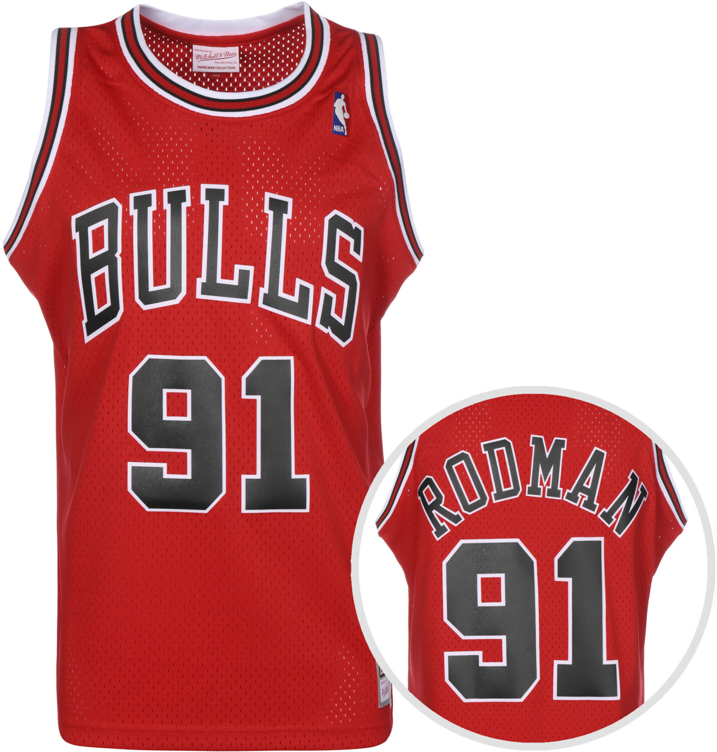 Basketball Trikot Kinder Chicago Bulls 1995-96 Dennis Rodman 91