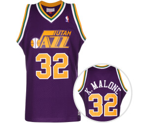 Lids Karl Malone Utah Jazz Mitchell & Ness Hardwood Classics 1991/92  Tie-Dye Swingman Jersey - Black