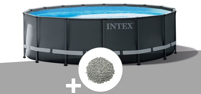Intex Pools Ultra XTR Frame ronde 488 x 122 cm (26326GN) + 20 kg de zéolite