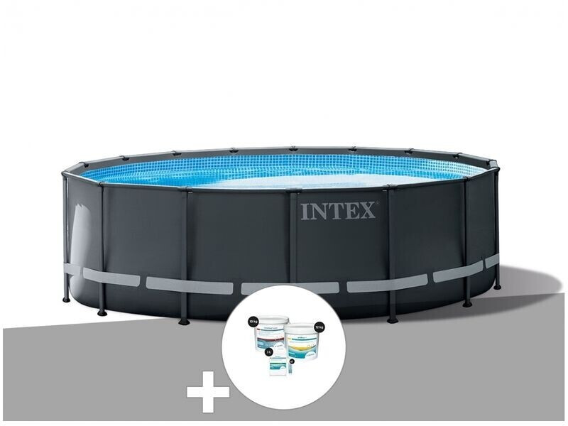 Intex Ultra XTR Frame ronde 549 x 132 cm (26330GN) kit de traitement au chlore