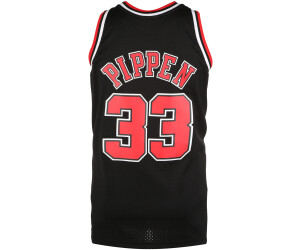  Mitchell & Ness Chicago Bulls Alternate 1997-98 Scottie Pippen  Swingman Jersey Black (Small) : Sports & Outdoors