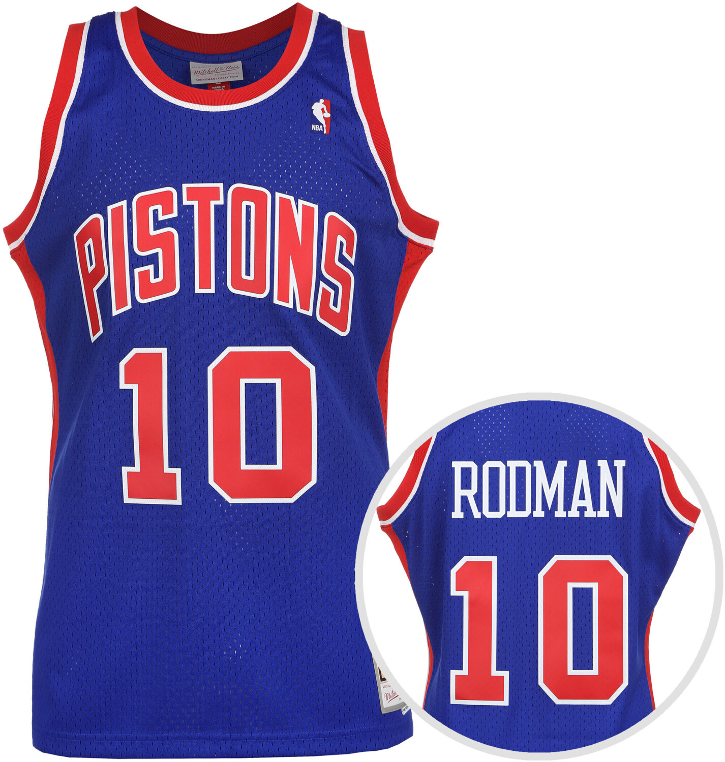 Mitchell & Ness NBA Dennis Rodman Detroit Pistons 1988-89 Swingman