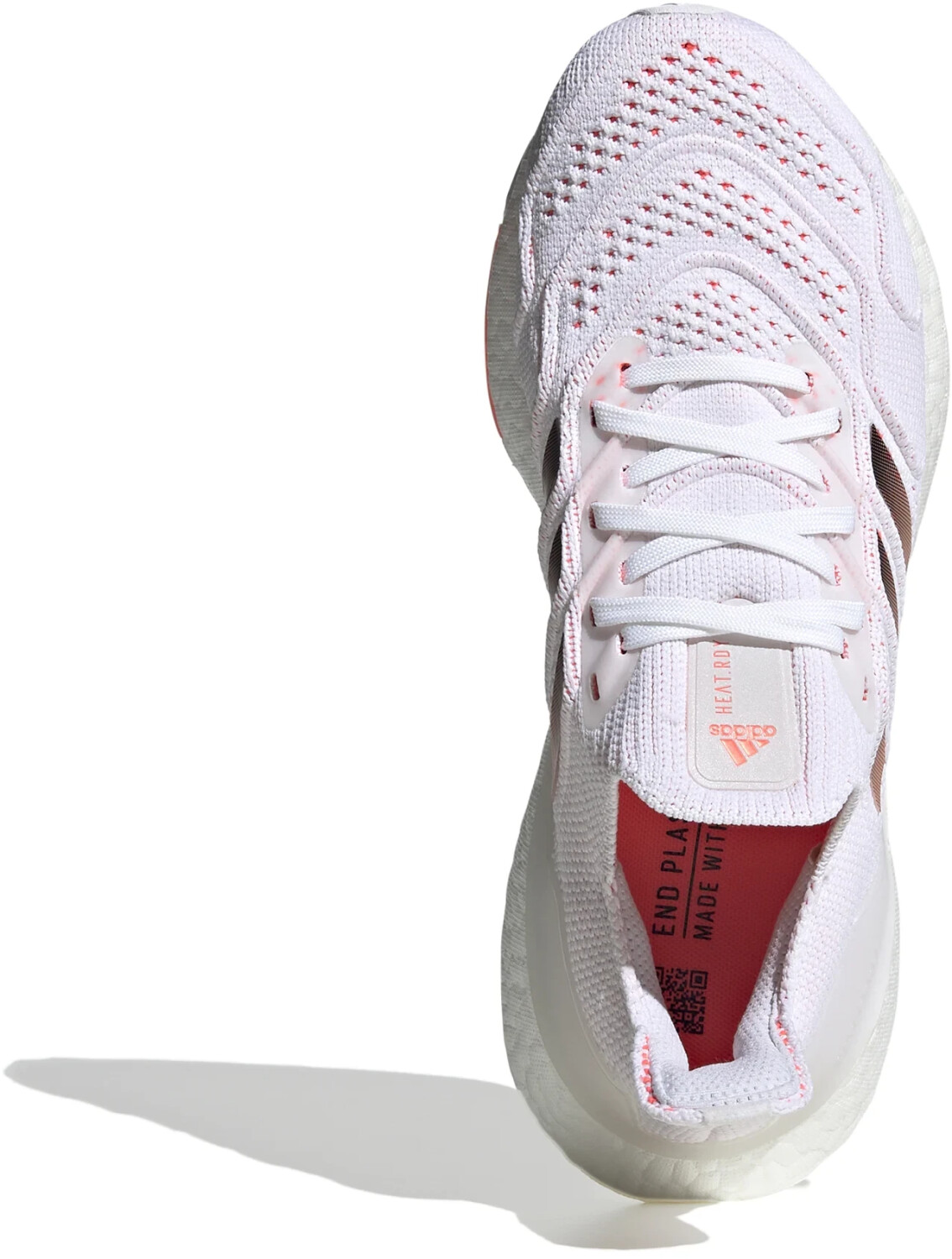 Adidas ultra boost w white glow deals & pink