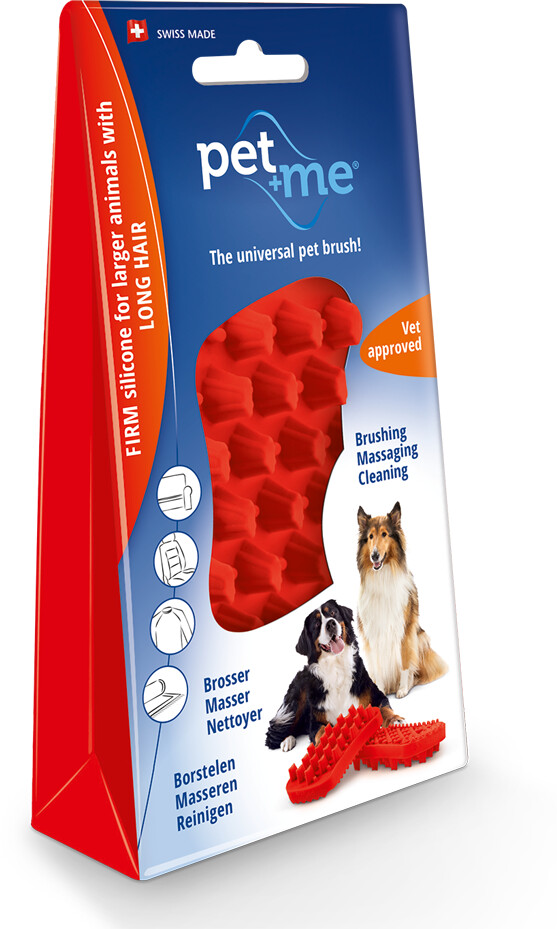 Pet&Me Pet Brush for Dogs Red