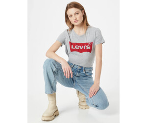 Levi's The tee Batwing Poppy Red Graph Camiseta para Mujer 